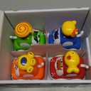 ALASOU 4 PCS Animal Car Toys for 1 Year Old Boy Girl|Baby Toys 1 Year Old Boy Gifts|Vehicle Toy Set Easter Basket Stuffers for Toddler Toys 1-2|1st Birthday Gift for Infant 12 18 Months