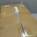 Outdoor High Back Chair Cushion Seat Pads, 2-Pack 44 x 21 Inch Water-Repellent & Fade-Resistant Patio Furniture Cushions with Ties for Adirondack, Rocking Chairs, Linen (44"x21", Linen)