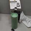 Baby Brezza SuperFast Portable Bottle Warmer 3x Faster than Others, Travel Milk Formula Warmer with 4 Temperature Settings, 9oz Capacity, USB Rechargeable, Safe & Even Heating, No Adapters, Sage Green