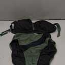 Blooming Jelly High Waisted Bikini Sets for Women Push Up 2 Piece Swimsuits Color Block Swim Suits 2025 (L, Black Green)