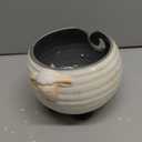 Weabetfu Sheep Ceramic Yarn Bowl Knitting Yarn Bowl Handmade Craft Knitting Bowls Crocheting and Knitting Supplies Organizer,Perfect for Mother's Day and Christmas Gift