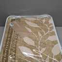 NICETOWN 8x10 Area Rug, Natural Throw Rug for Living Room, Washable Thin Carpet for Bedroom, Non-Slip Stain Resistant Foldable Large Carpet Pet & Kids Friendly for Dining Room