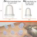 Silicone Cupping Therapy Set - Massage Therapy Cups for Arthritis, Pain Relief, Anti Aging, and Anti-Cellulite - Cupping Kit for Relaxation and Muscle Recovery