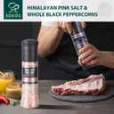 Soeos Salt and Pepper Grinder Set (EXP 06/15/26)