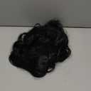 Black Ponytail Extension for Women, Claw Clip in Fake Hair Ponytail, Wavy, 24 inch
