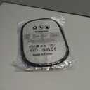 2 x Pet Hair Remover Glove Reusable Electrostatic Pet Hair Removal Glove for Furniture, Carpet & Car Upgraded Design Cat & Dog Hair Mitt for Cleaning (Black)