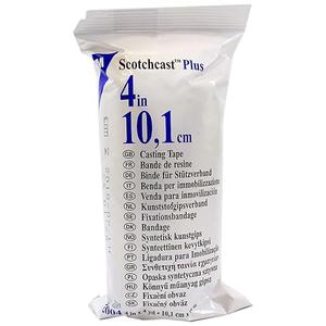 3m 82004 ScotchCast Plus Casting Tape 4" x 4 Yards - White - 1 Roll