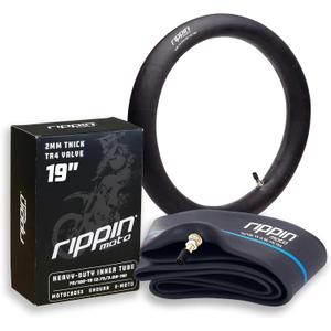 2.75/3.00-19 Heavy Duty Inner Tube (70/100-19) 2.5mm Thick - TR4 Valve - Fits Most 3.0-19 Motocross Tires, Surron Light Bee X, Talaria and Segway X160/X260