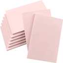 SGHUO 8pcs 4"x6" Rubber Carving Blocks, Soft Linoleum Block for Printmaking, Rectangle Linocut Blocks Stamp Carving Tools, Easy Cut Lino Blocks Crafts Making Kit (Pink)