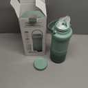 Momcozy 22oz Portable Breast Milk Cooler for Outdoor, Life Saver with 360 Total Cooling for 24 Hours, Larger Capacity Travel Breastmilk Chiller with 2pcs Baby Bottles for Breastmilk Storage, Green