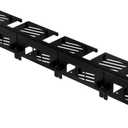 GeeekPi 19 inch 1U Rack Mount for Raspberry Pi 5/4B/3B+/3B, with Removable Front Brackets, Compatible with 19 inch Server Cabinets
