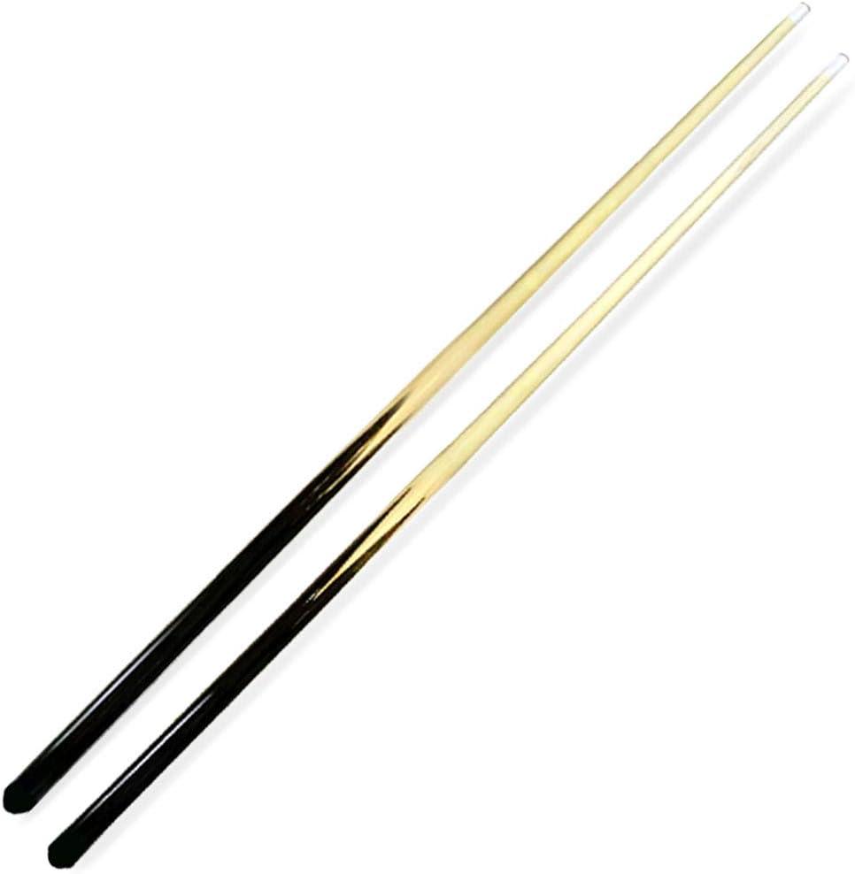 Pool Cues 1-Piece 36" Shorty Cues Children's Cues Kids Billiard House Cue Stick Hardwood 13mm Glue-on Tips, Set of 2