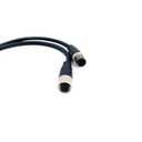 16.4ft M12 4 Pins Male to Female Connector Cable, A Code Straight Molding Wire Female to Male Aviation Sensor Electrical PVC Cable 250V 4A AC/DC Industrial Molded Wire AWG22 (5 Meter)