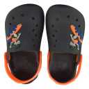 B NAVY SHARK CHARM CLOG 1