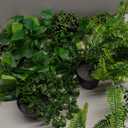 4Pcs Fake Plants Hanging Artificial Ivy Vine Faux Eucalyptus Hanging Plants, Boston Fern, String of Pearls for Living Room Bedroom Boho Wall Shelf Indoor Outdoor Decor