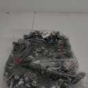 Christmas Wreath,Prelit Christmas Wreath for Front Door Outside,with Pine Cones, Red Berries,Lighted Farmhouse,50 LED Porch Decor(18 in)