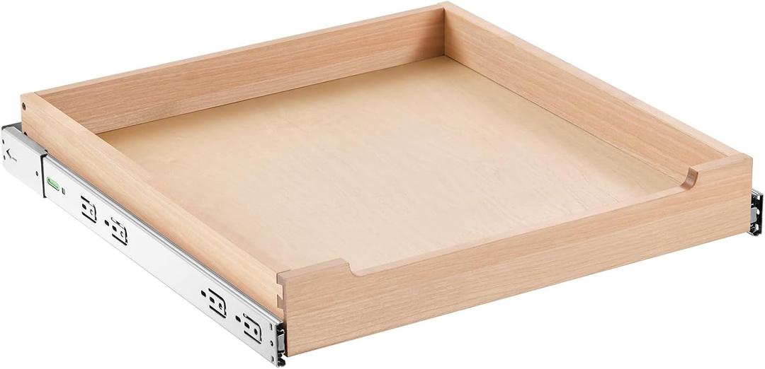 VEVOR Pull Out Cabinet Organizer, 20"W x 21"D Cabinet Drawer, Soft Close Slide out Shelf, Heavy-Duty Sliding Wood Drawer, Bottom Mount Size20.5"W x 23"Dand Side Mount Size 21"W x 23"D
