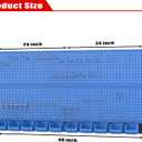 Ultrawall Pegboard Wall Organizer, Blue Metal Peg board Panels, Garage Storage System with Hooks and Storage Bins, 59pcs