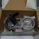 Electric Spice and Nut Grinders - 3 Stainless Steel Blades, 1 Filter, 1 Brush - 500W Grinder for Kitchen Dry Use (Black)