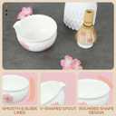 Japanese Matcha Bow with Whisk Holder for Matcha Powder/Matcha Tea/Japanese Matcha (Flower)