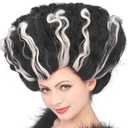 Forum Novelties Women's Deluxe Monster Bride Wig (Black)