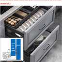 6 Pair of 18 Inch Undermount Soft Close Drawer Slides 100LB Load Capacity Full Extension Concealed Drawer Rails with 3D Locking Device