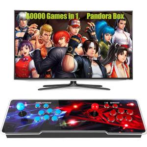 Pandora's Box Console 60000 Arcade Games in 1,Retro Game Machine for TV PC Projector, Supports Up to 4 Players, Full HD Output, Search, Save, Hide, Favorites List