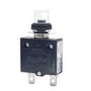 USA 30 Amp 98 Series Quick Connect Terminals Push-to-Reset Thermal Circuit Breaker with Transparent Waterproof Button Dust Cover (2 Pack)
