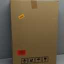 Visual Art Decor Red Abstract Geometric Wall Art Red Lines Painting, Framed Canvas Wall Art 16x24 inch x 3 Pieces