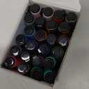 Loddie Doddie Chalk Markers - 24-Pack, 6mm Reversible Tips - Colored Chalk Pens for Art & Decor - Window Markers for Glass & Metal - Dry Erase Pens for Mirrors & More