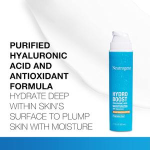 Neutrogena Hydro Boost Hyaluronic Acid Hydrating Face Moisturizer With SPF 50, Fragrance Free Facial Moisturizer, 1.7 fl. oz, & Trial Size Hydro Boost Facial Cleanser, 0.5 fl. oz EXP. 02/2027