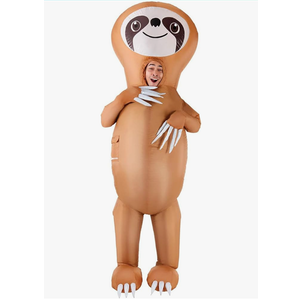 Morph Sloth Inflatable Costume Adult, Inflatable Costume Sloth, Sloth Halloween Costume, Inflatable Sloth Costume, Blow Up Sloth Costume, Inflatable Costumes Adult Funny One Size