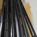 Metal Fence Posts Splicing 6 FT, 16 Packs Black Heavy Duty U Posts, No Dig T Posts for Fences Wire Mesh, Perfect for Temporary Fencing, Electric Fence Wire, Corner Anchor
