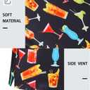 Fanient Men Golf Polo Shirts Short Sleeve 3D Printed Dry Fit Moisture Wicking 4-Way Stretch Summer Athletic Polo Shirts (M)