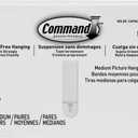 Command 10 lb Medium 132 Pairs Picture Hanging Strips (264 Strips), Damage-Free Hangers for Picture Frames, No Tools Required, Great for Home Room Wall Decor, White Adhesive