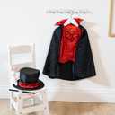 Melissa & Doug Magician Costume Role Play Set - Includes Hat, Cape, Wand, Magic Tricks