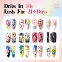 12 Color 3D Nail Art Pens Set