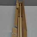 ROTHLEY Stainless Steel Hanging Pot Rack Hanger: 23.7 Inch Brass Pot and Pan Hanger Wall Mounted Hanging Pot Bar Rack Heavy Duty Pot Hangers Kitchen Rail with 8 S Hooks