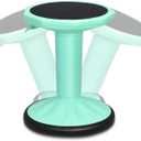 Kids Adjustable Wobble Stool, 24 Active Learning Classroom Seat, Non-Skid Wiggle Chairs Improve Posture, Focus & Help ADHD/ADD, Flexible Student Wobble Stool for Classroom Seating (Green)