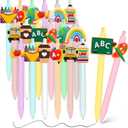ceiba tree 20pcs Teacher Pens Cute Black Ink Writing Pens End of Year Teacher Appreciation Week Gifts Teach Love Inspire for Men Woman School Office Supplies
