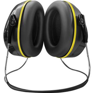 SNR30dB Behind-the-Head Ear Protection,Sound Proof Noise Reduction Earmuffs,For Construction, Range,Airport,Shooting,Lawn Mowing,Neck Band Style