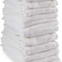 Prefold Cloth Diapers - Premium Cotton, Fasoar 3 Ply Environmental Friendly Baby Washable Diaper Covers for Babies to Toddlers Multi-Use (10-35 lbs) 12 Count