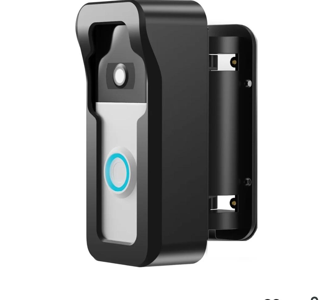 ZUMIMALL Adjustable Angle Video Doorbell Mount, Adjust 90 Degrees Wireless Camera Doorbell Bracket Holder for Home Apartment Office Room, Easy Installation, Suitable for Most Doorbells