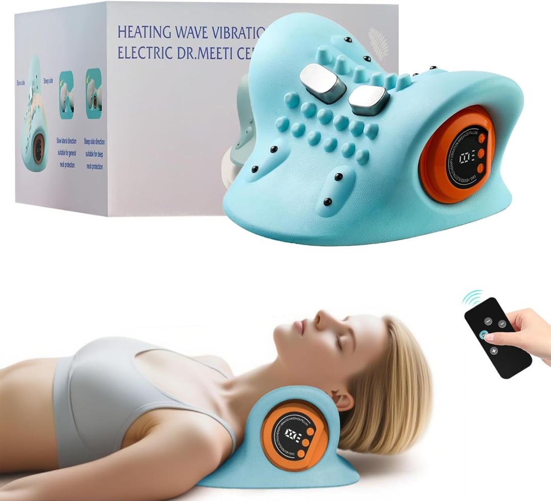 Upgraded 3-in-1 Shiatsu Neck and Back Massager with Heat,Rechargeable Portable Neck Massager,3 Adjustable Modes with Remote Control,26 Angle Cervical Traction Device for Back,Shoulder a Great Present Upgraded 3-in-1 Shiatsu Neck and Back Massager with Heat,Rechargeable Portable Neck Massager,3 Adjustable Modes with Remote Control,26 Angle Cervical Traction Device for Back,Shoulder a Great Present
