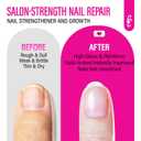 2 x Nail Strengthener Base Coat Clear: Extra Strong Long Lasting for Damaged Peeling Thin Nails - Nail Adhesive Gel Glue for Women Home Manicure Beginners Salon Need UV Cured