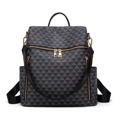 Makes Backpack Purse for Women, PU Leather Travel Satchel Handbag