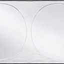 EcoNour Windshield Sun Shade | X-Small 60 x 21 inches, Black/Silver