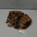 CAISHA 12" Hair Piece Braid Ponytail Extension Voluminous Wavy Red Brown Blonde Mix PH214