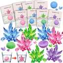 16Pcs Science Kit Crystal Growing Party Favor Supply Gifts for Kids Classroom Goodiebags Christmas Valentine's Day Gifts (16Pcs, One Size)