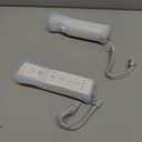 TIANHOO Remote Controller for Wii & Wii U, with Silicone Case and Wrist Strap, 2 pack (White)